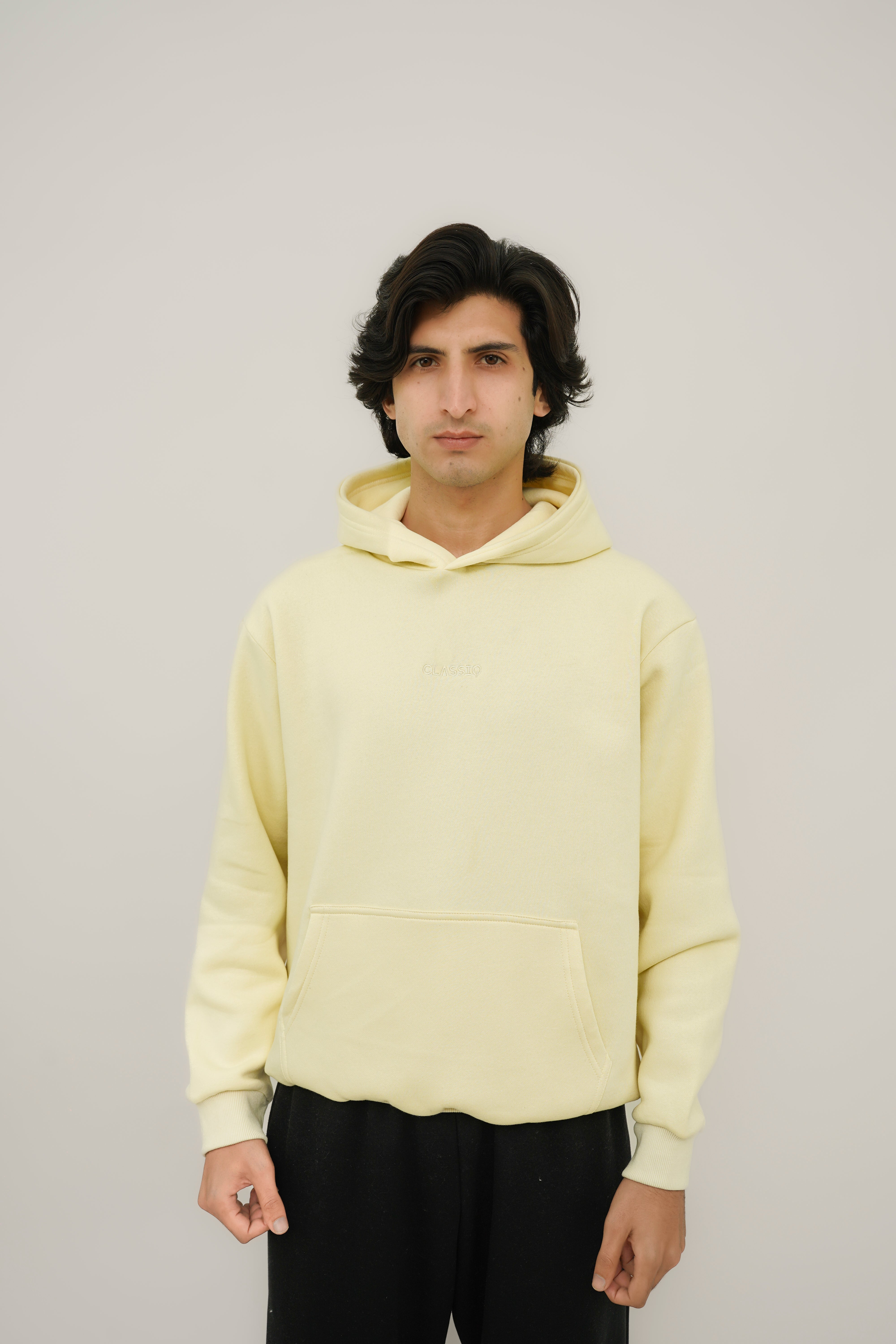 PESTAL CREAM OVERSIZED HOODIES