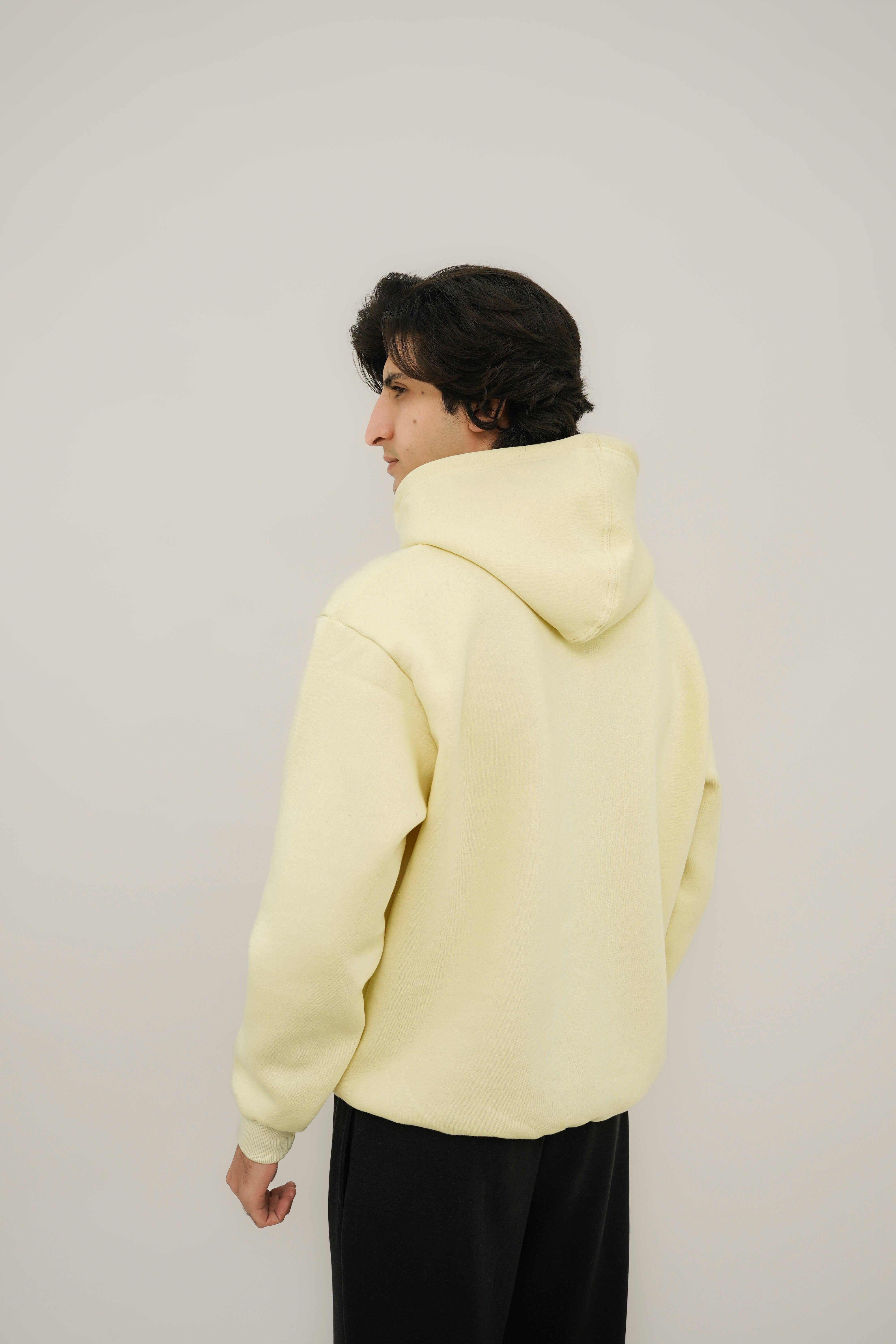 PESTAL CREAM OVERSIZED HOODIES