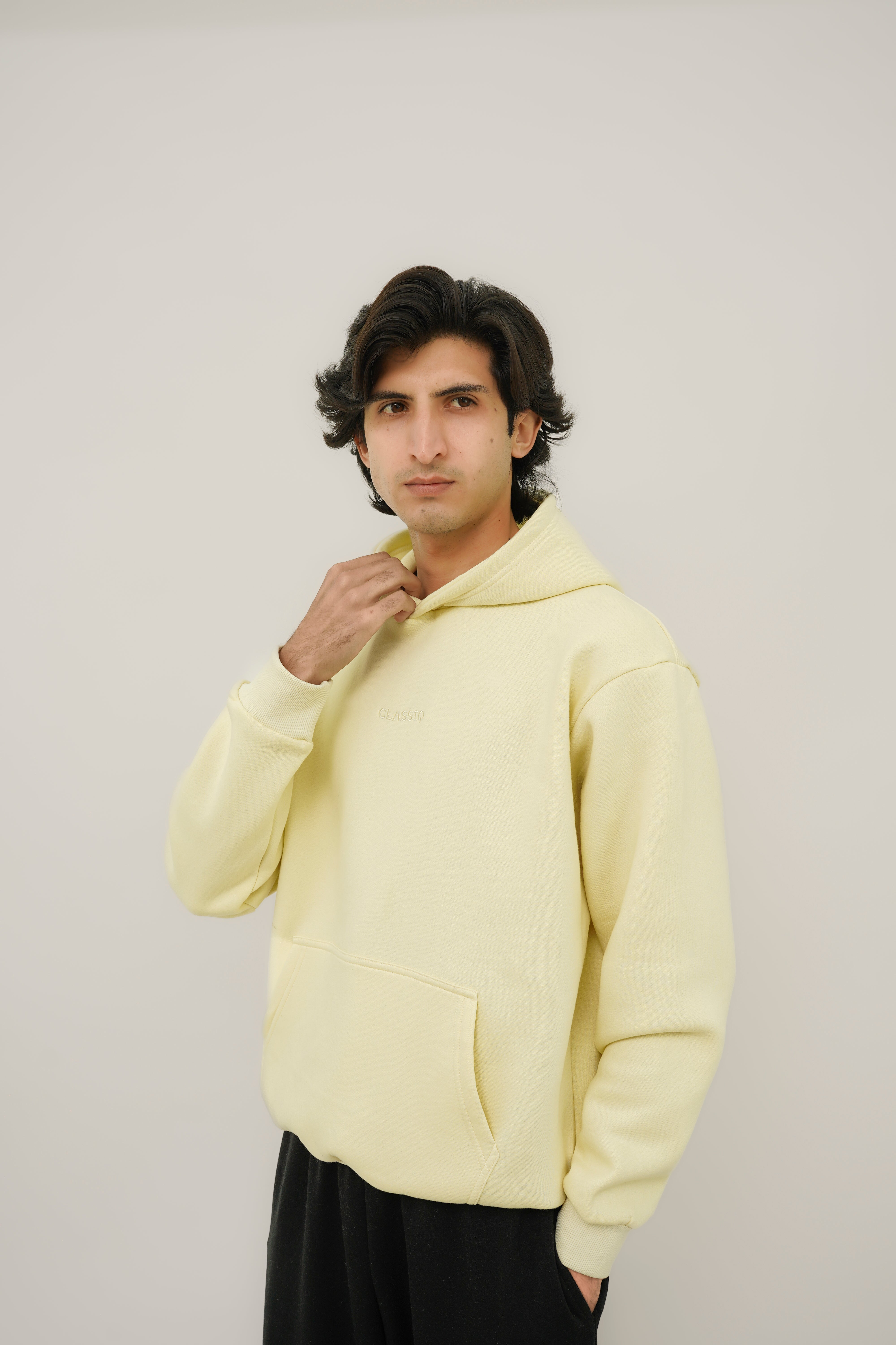 PESTAL CREAM OVERSIZED HOODIES