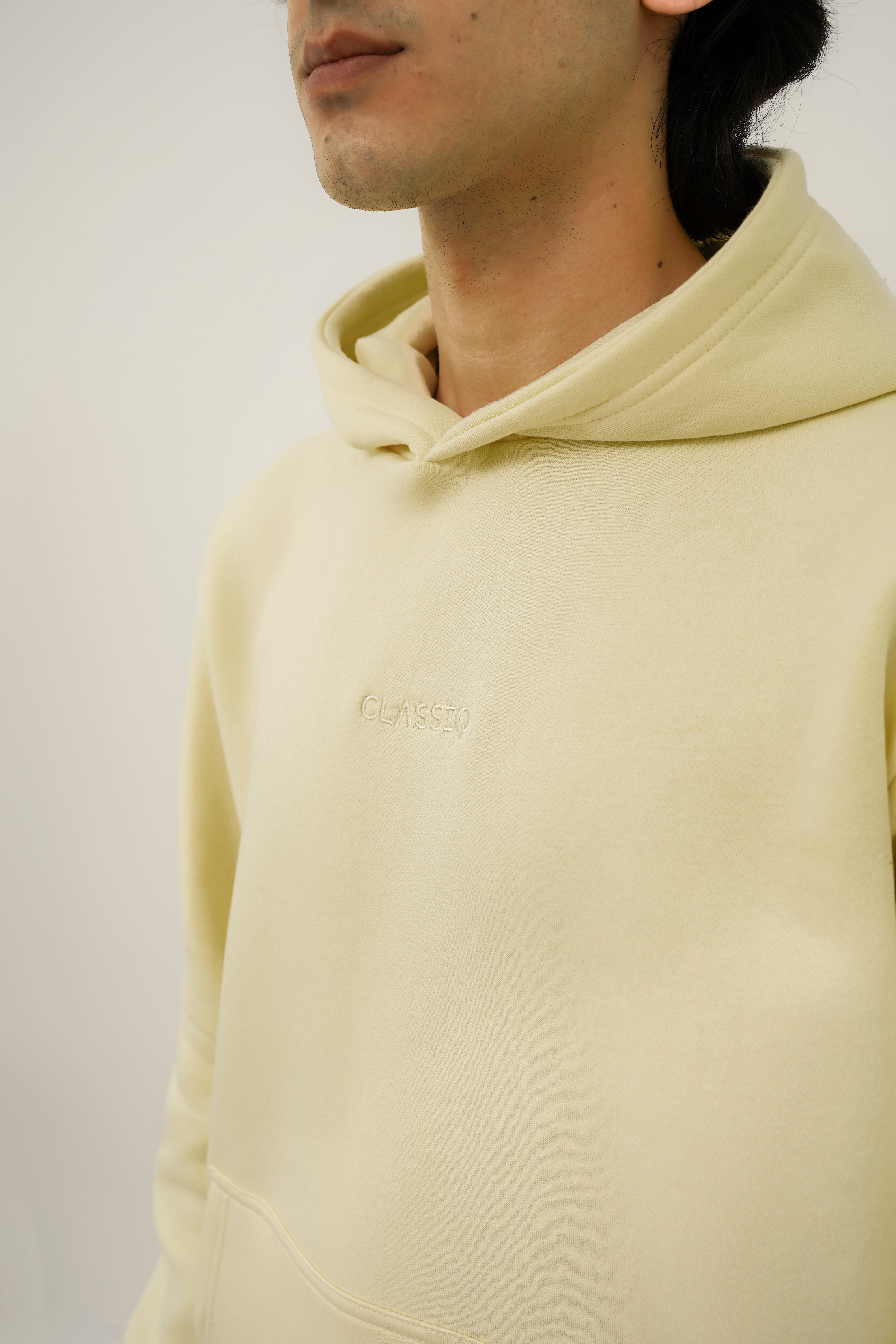 PESTAL CREAM OVERSIZED HOODIES