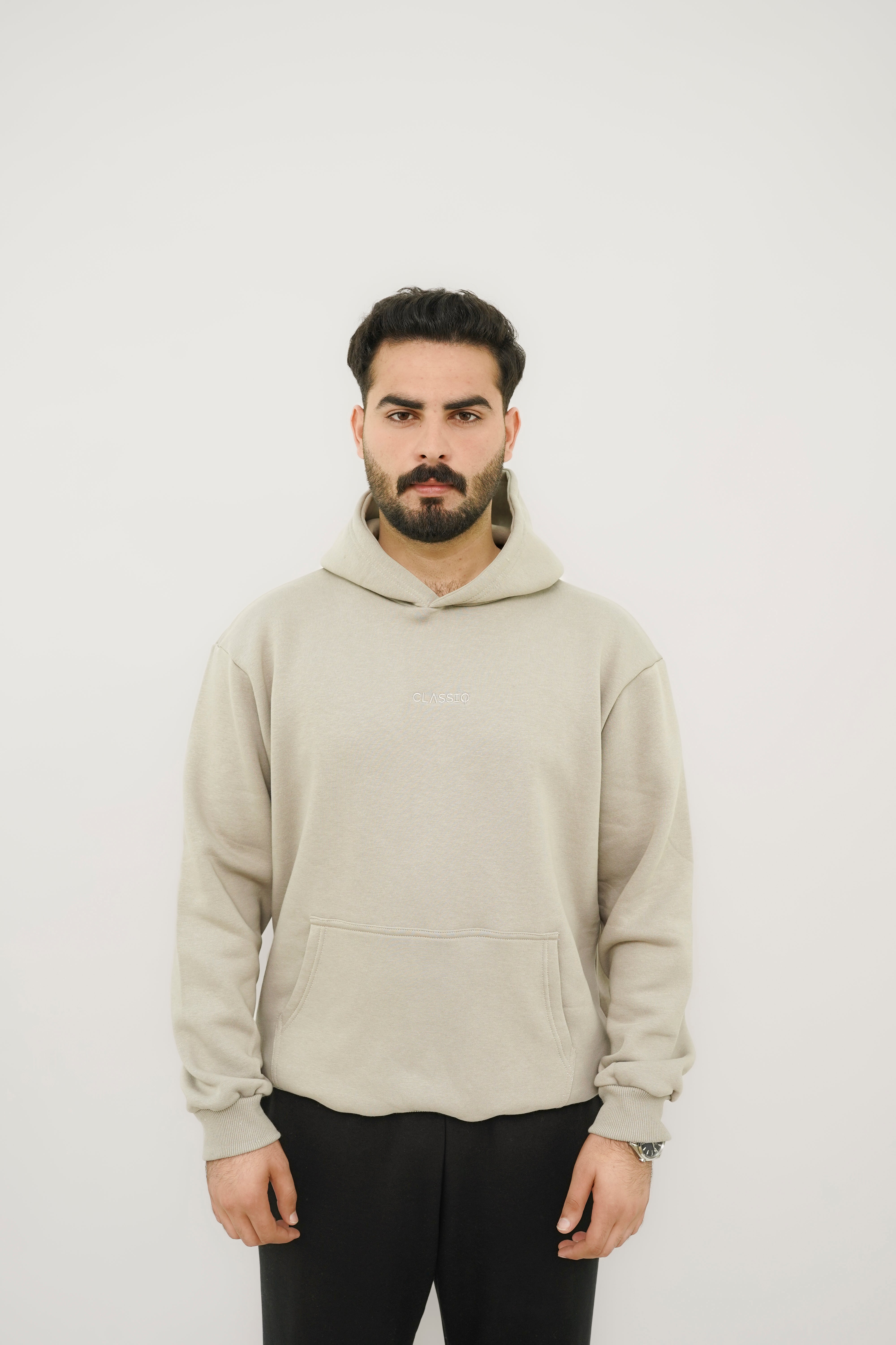 SAND BEIGE OVERSIZED HOODIES